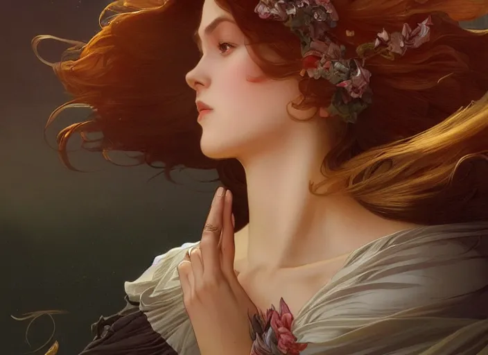 Prompt: sunset sky, elegant, highly detailed, digital painting, artstation, concept art, smooth, sharp focus, illustration, ArtStation, art by artgerm and greg rutkowski and alphonse mucha and J. C. Leyendecker and Edmund Blair Leighton and Charlie Bowater