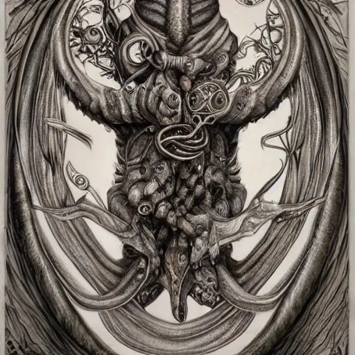 Image similar to detailed and sharp portrait of scorpio artistic zodiac artwork, mystic style, detailed, 8 k, detailed, symmetrical, by brian froud