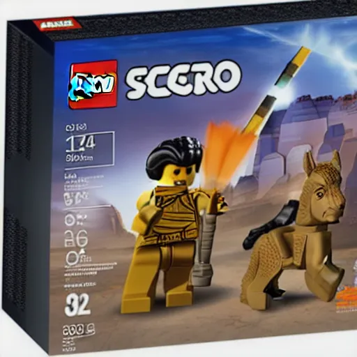 Image similar to very detailed ashoka tano lego set, soft lighting