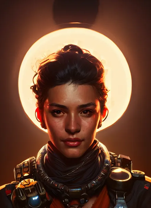 Image similar to portrait of fausto silva in apex legends, intricate, elegant, glowing lights, highly detailed, digital painting, artstation, glamor pose, concept art, smooth, sharp focus, illustration, art by artgerm and greg rutkowski, artey freytag