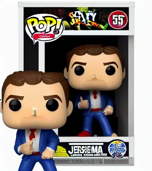 Prompt: 'jerma985 and slot machine' funko pop still sealed in box, ebay listing