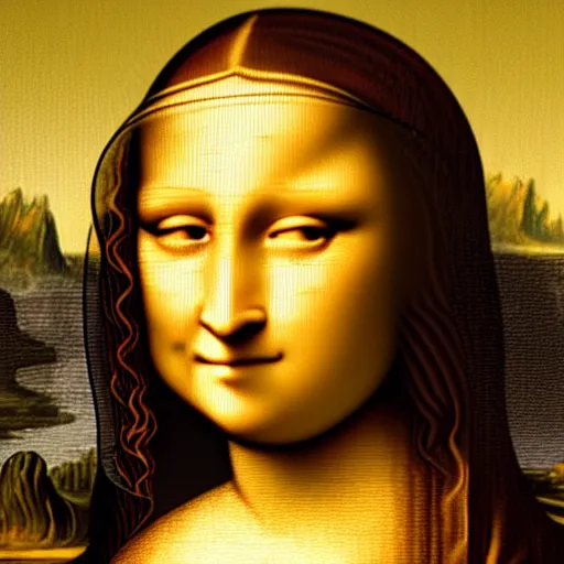 Image similar to the Mona Lisa goes on strike for abortion rights