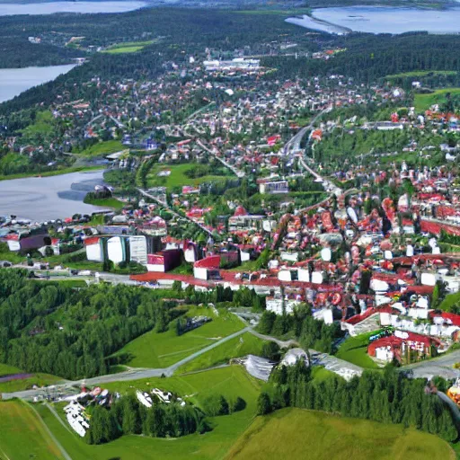 Prompt: modern kongsvinger