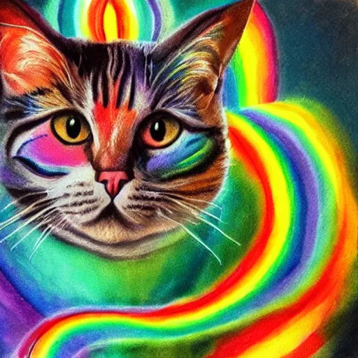 Image similar to rainbow cat