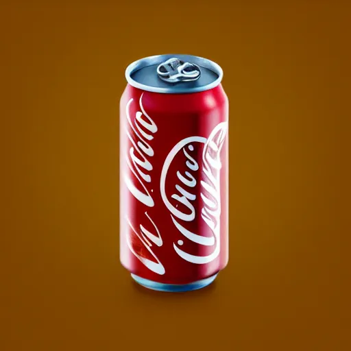 Image similar to An anthropomorphic can of coca-cola, digital art, artstation, surrealism