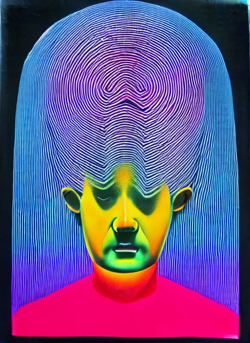 Image similar to labyrinth on a head by shusei nagaoka, kaws, david rudnick, airbrush on canvas, pastell colours, cell shaded!!!, 8 k