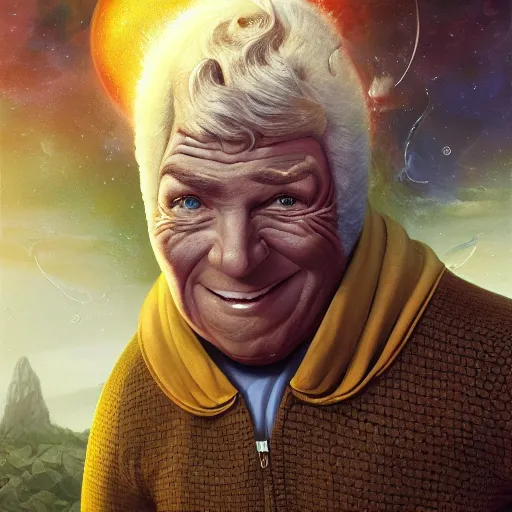 Prompt: Captain Kirk Funny cartoonish by Gediminas Pranckevicius H 704 and mort drucker Tomasz Alen Kopera, masterpiece, trending on artstation