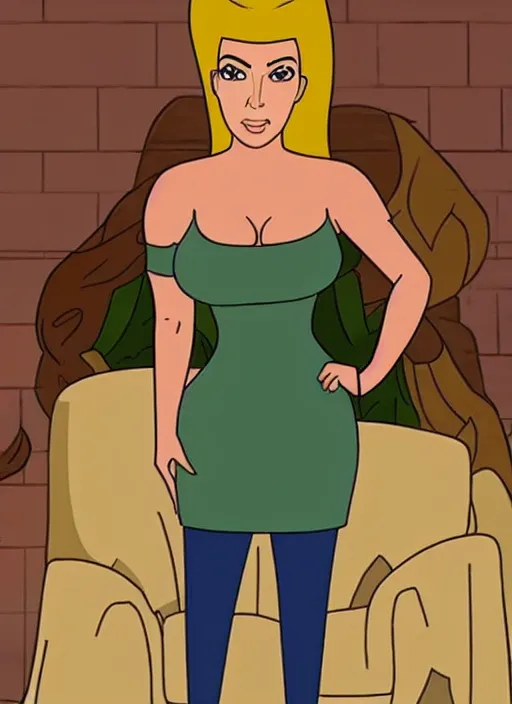 Image similar to still of kim kardashian in King Of The Hill.