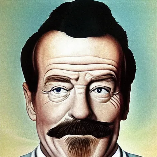 Prompt: portrait of bryan cranston by salvador dali