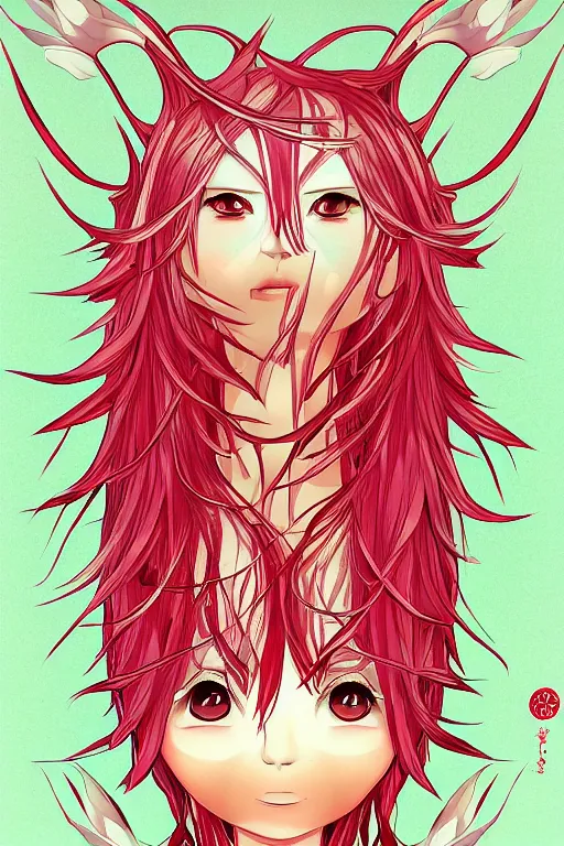 Image similar to radish humanoid, symmetrical, highly detailed, digital art, sharp focus, trending on art station, anime art style