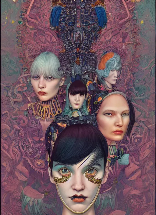 Prompt: super model :: by Martine Johanna and Simon Stålenhag and Chie Yoshii and Casey Weldon and Guillermo del toro :: ornate, dynamic, particulate, rich colors, intricate, elegant, highly detailed, centered, artstation, smooth, sharp focus, octane render, 3d