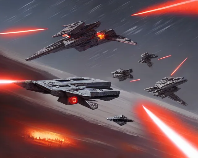 Image similar to effective altruism, x wing battle in canyons, star wars film 1 9 7 0 s, highly detailed, excellent composition, cinematic concept art, dramatic lighting, trending on artstation