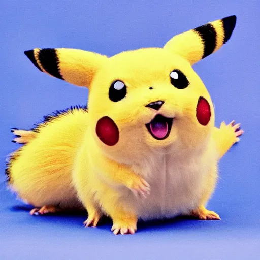 Image similar to half pikachu, half hamster, baby animal, cute, adorable