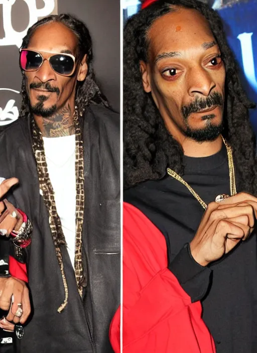 Prompt: snoop dog,red eye,hobbit