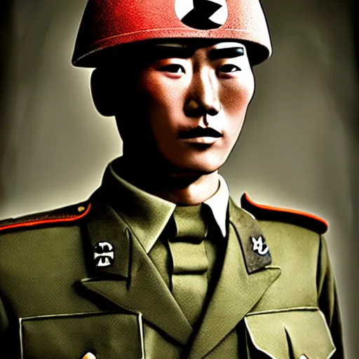 Prompt: japan soldier in world war 2, illustrate by emanuele dascanio and robin eley and dru blair and marco grassi