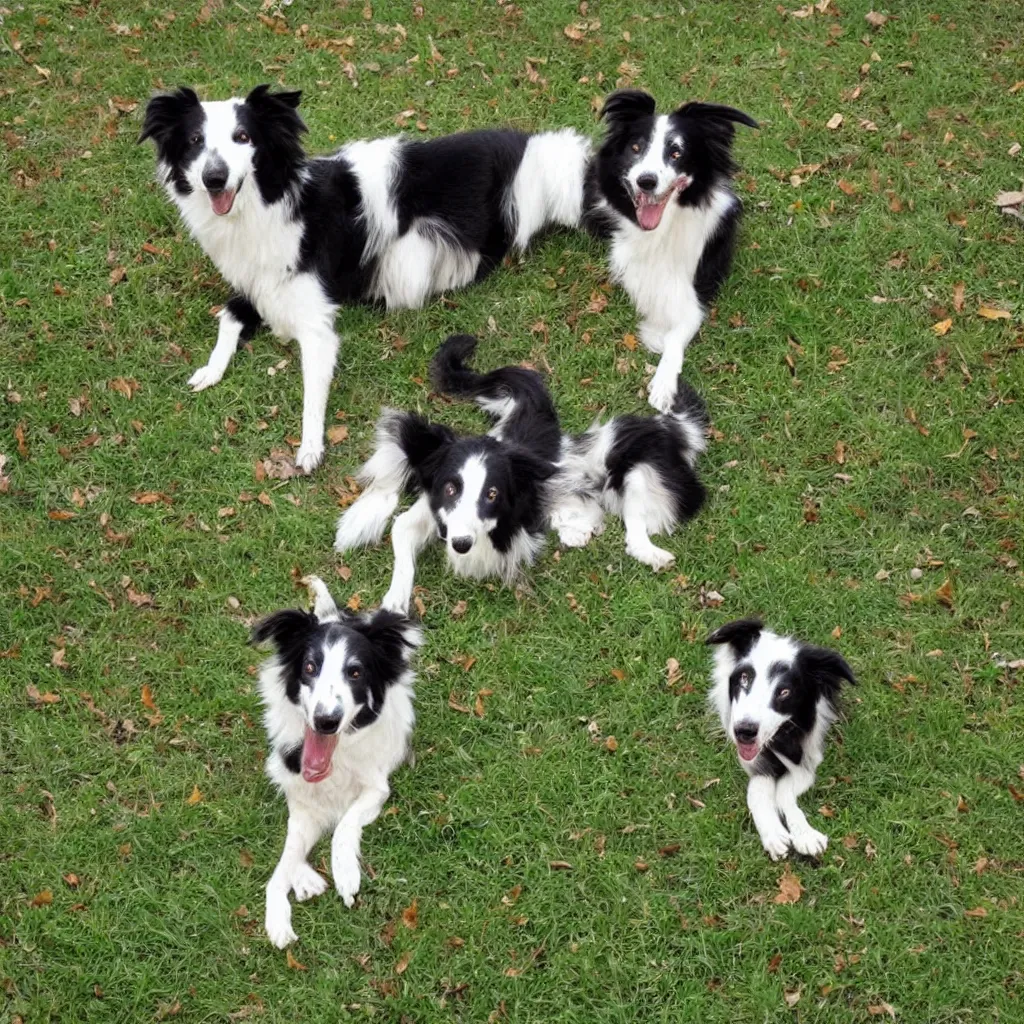 Image similar to where's waldo border collie