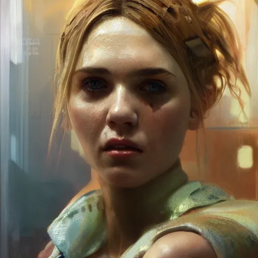 Prompt: really old hanna montana, full figure, long shot hyperrealistic portrait, bladerunner street, art of elysium by jeremy mann and alphonse mucha, fantasy art, photo realistic, dynamic lighting, artstation, poster, volumetric lighting, very detailed face, 4 k, award winning