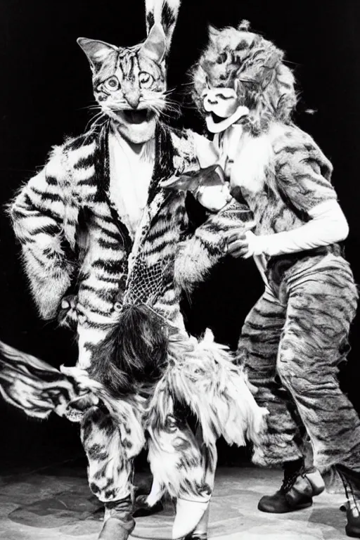 Image similar to 📷 mungojerrie and rumpleteazer, cats musical 1 9 8 1, portait