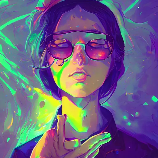 Image similar to skill magic deepdream radiating a glowing aura stuff loot legends stylized digital illustration video game icon artstation lois van baarle, ilya kuvshinov, rossdraws,