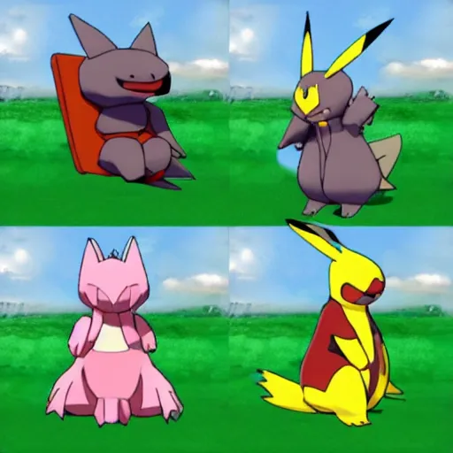 Image similar to gen 8 pokemon that looks like a chair