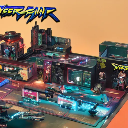 Image similar to Cyberpunk 2077 playset