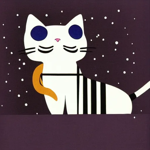 Image similar to cat portrait by Chiho Aoshima