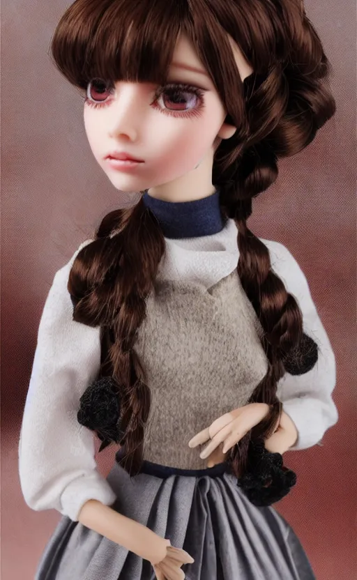 Image similar to dollfie in Sleeveless turtleneck baroque dress