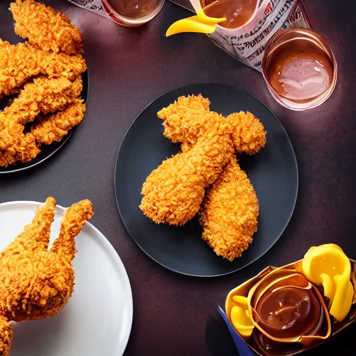 Image similar to kentucky fried chicken, professional food photography