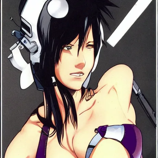 Image similar to tifa lockheart in ghost in the shell!! by masamune shirow