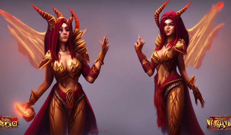 Image similar to Alexstrasza in human form, warcraft, 4k, deviantart