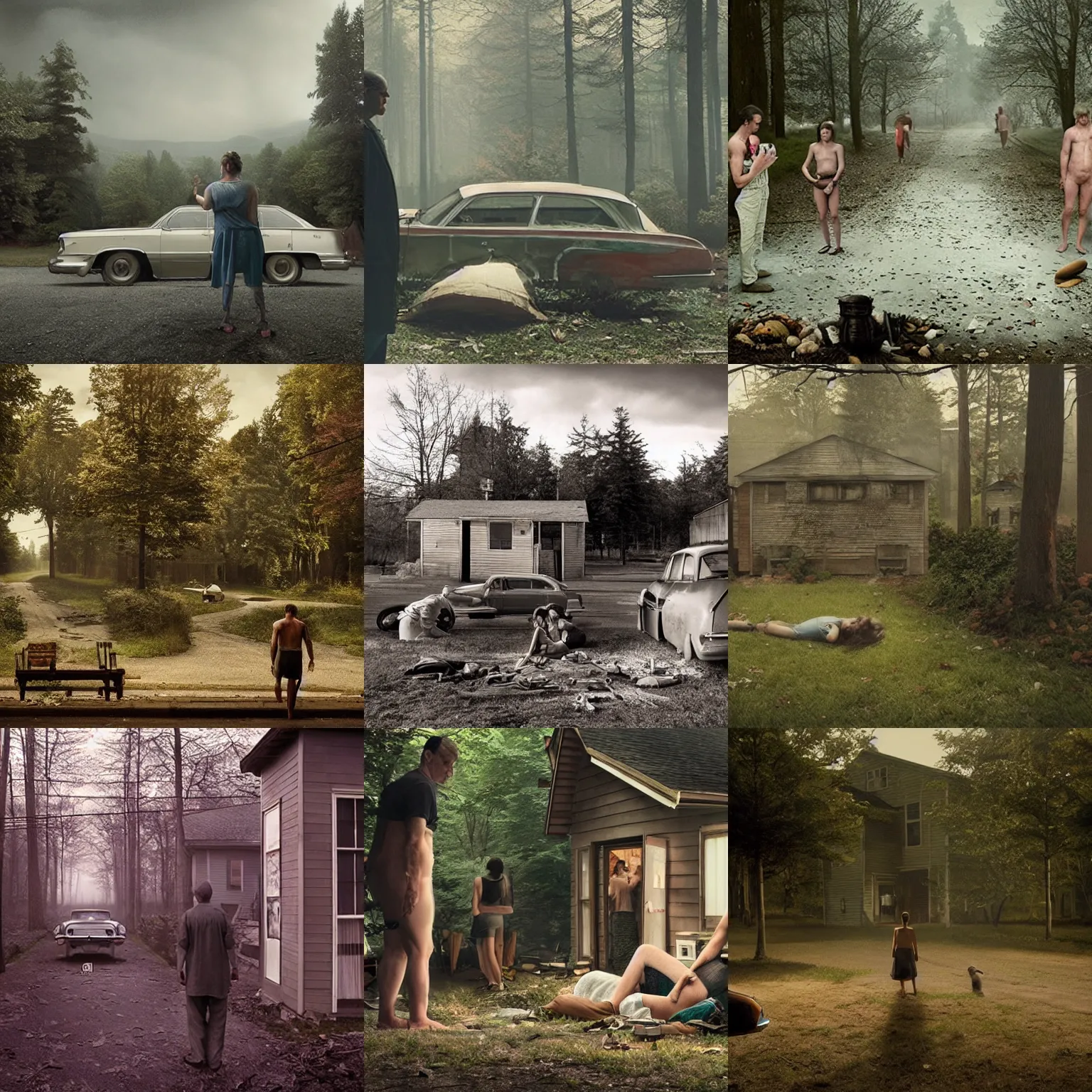 Prompt: artwork by gregory crewdson