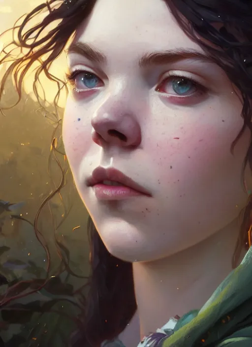 Image similar to Highly detailed portrait of Anya Taylor-Joy , in GTA V, Stephen Bliss, unreal engine, fantasy art by Greg Rutkowski, Loish, Rhads, ferdinand knab, Makoto Shinkai and Lois van baarle, ilya kuvshinov, rossdraws, Tom Bagshaw, alphonse mucha, global illumination, radiant light, detailed and intricate environment