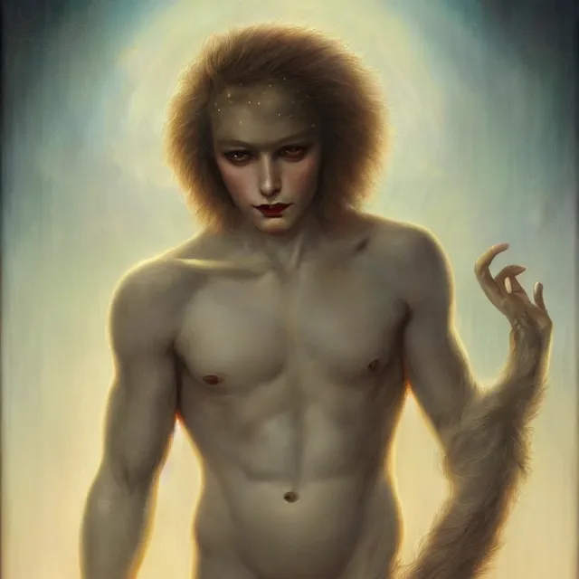 Image similar to portrait of a magical monster boy, art by tom bagshaw and manuel sanjulian