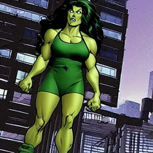 Prompt: promotional photo of robert de niro playing she-hulk in she-hulk (2022),