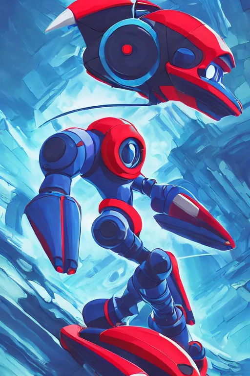 Image similar to robot ninja mask helmet megaman x zero rockman 2 0 2 2 switch game boss legacy collection fanart artsation, art gta 5 comics, behance hd by jesper ejsing, by rhads, makoto shinkai and lois van baarle, ilya kuvshinov, rossdraws global illumination ray tracing