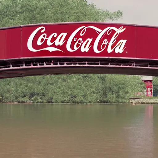 Prompt: coca cola bridge