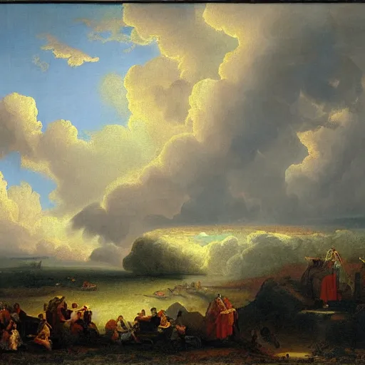 Image similar to painting of heaven by martiniere stephan