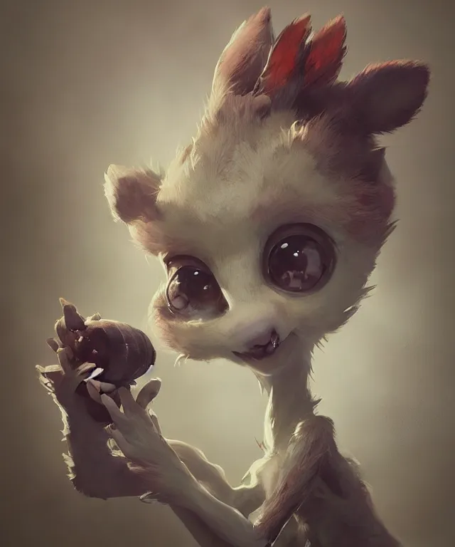 Image similar to a beautiful portrait of a cute anthropomorphic humanoid original fursona fantay character. big eyes. character design by cory loftis, fenghua zhong, ryohei hase, ismail inceoglu and ruan jia. volumetric light, detailed, rendered in octane