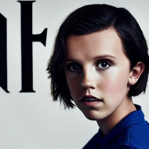 Image similar to portrait millie bobby brown