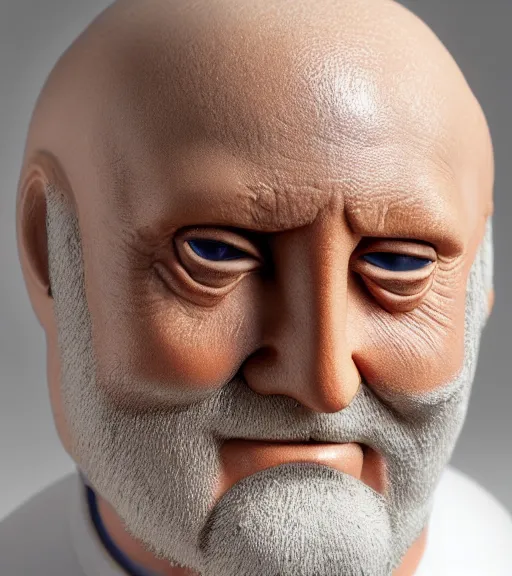 Image similar to portrait of hide the pain harold, accurate and detailed, round face, earnest, stock photo, Nikon 50mm f/1.8G, artgerm, studio ghibli