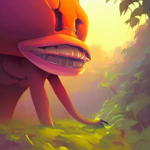 Prompt: portrait of an ant face, jungle background, purple sky, behance hd artstation by jesper ejsing by rhads, makoto shinkai and lois van baarle, ilya kuvshinov, ossdraws