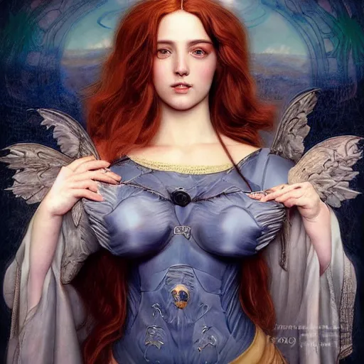 Image similar to amazing artgerm portrait of jorgen glockenschpiel as a preraphaelite painting, collaboration with j. scott campbell and artgerm with edward burn jones