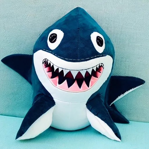 Image similar to cute shark stuffed animal