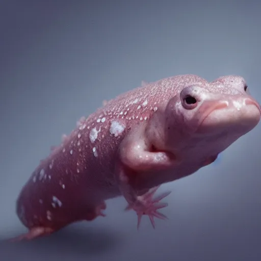 Image similar to a closeup shot of an axolotl, dramatic lighting, cinematic, extremly high detail, photorealistic, cinematic lighting, artstation