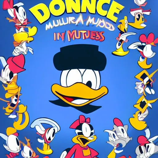 Image similar to Donald Duck in the multiverse of madness