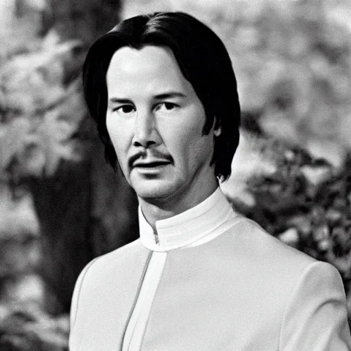 Prompt: keanu reeves in the sound of music 1 9 6 5