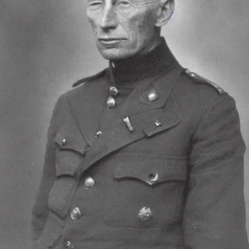 Image similar to Ernst Junger in 1918