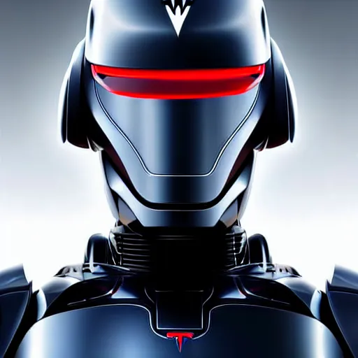 Image similar to uhd photorealistic tesla robocop, concept art, futuristic, uhd hyperdetailed photography