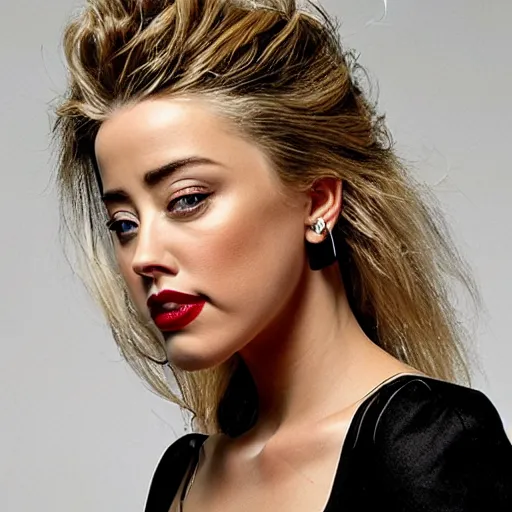 Image similar to a gourd mixed with amber heard hybrid intercross