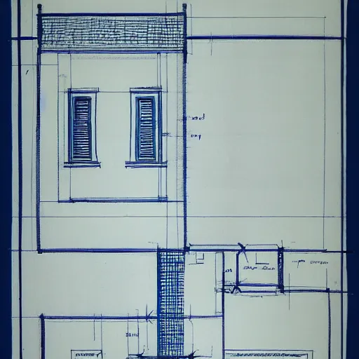 Prompt: a house blueprint